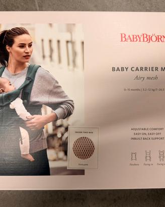 NUOVO Marsupio nenonati babybjorn MOVE Airy mesh