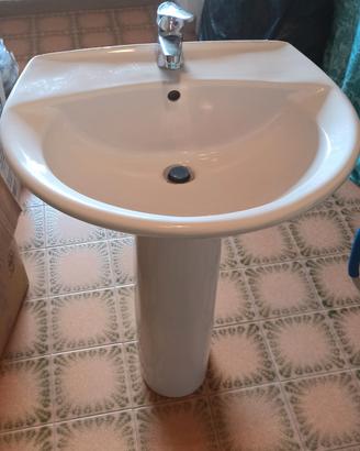 lavabo con colonna 