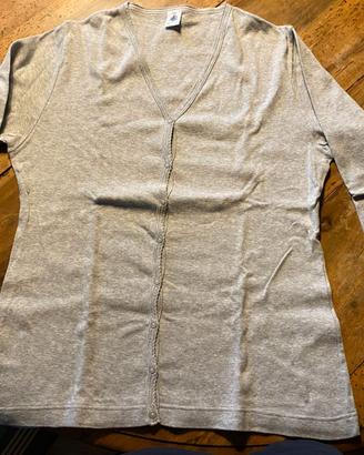 Cardigan grigio Petit Bateau
