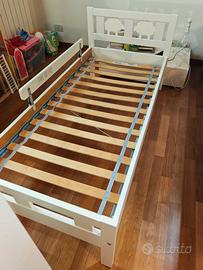 Letto singolo Ikea mod.  Kritter e materasso 