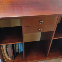 Mobile porta tv con mensola girevole vintage