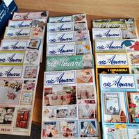 set 17 fascicoli Ricamare mensile di ricamo 