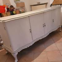 credenza provenzale buffet bianca