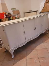 credenza provenzale buffet bianca