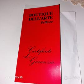 pelliccia con garanzia 