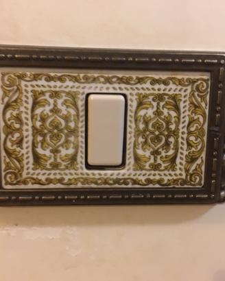 Placche in ceramica decorata