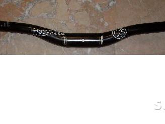 Manubrio mtb Kona da 66cm XC Trail riser nero luci