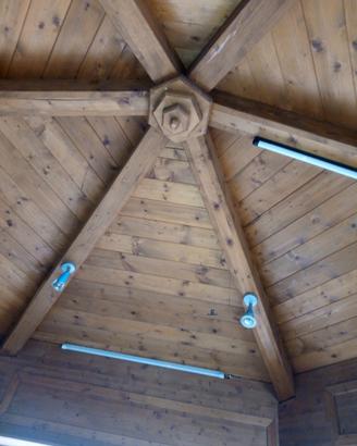 Casetta di 16 mq in legno uso commerciale