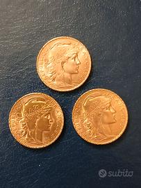VENTI FRANCHI MARENGHI IN ORO