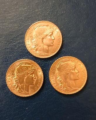 VENTI FRANCHI MARENGHI IN ORO