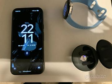 [BUNDLE GOOGLE] Pixel 8a + Pixel Watch 2 + cuffie