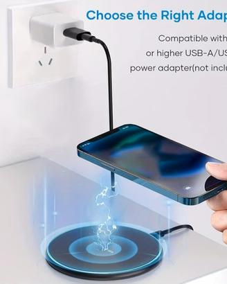 caricatore wireless 15w