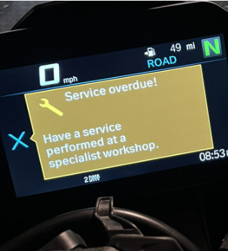 Azzeramento service BMW moto con diagnosi