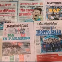 Collezione giornali SSC Napoli Campione