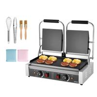 Griglia Elettrica Panini 3600W 48x23cm in Acciaio