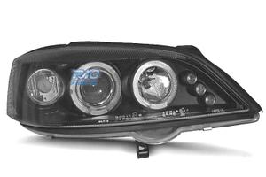 FARI PER OPEL ASTRA G 97-04 ANGEL EYES LED FONDO N
