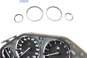 CERCHI CROMATI QUADRO STRUMENTI BMW E30 LOOK M3