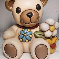 Thun - Teddy bear con fiore