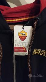 Felpa nera As Roma 