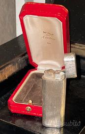 Cartier le must accendino argento massiccio 925