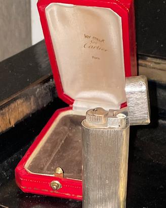 Cartier le must accendino argento massiccio 925