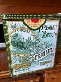 Scatola latta biscotti gentilini