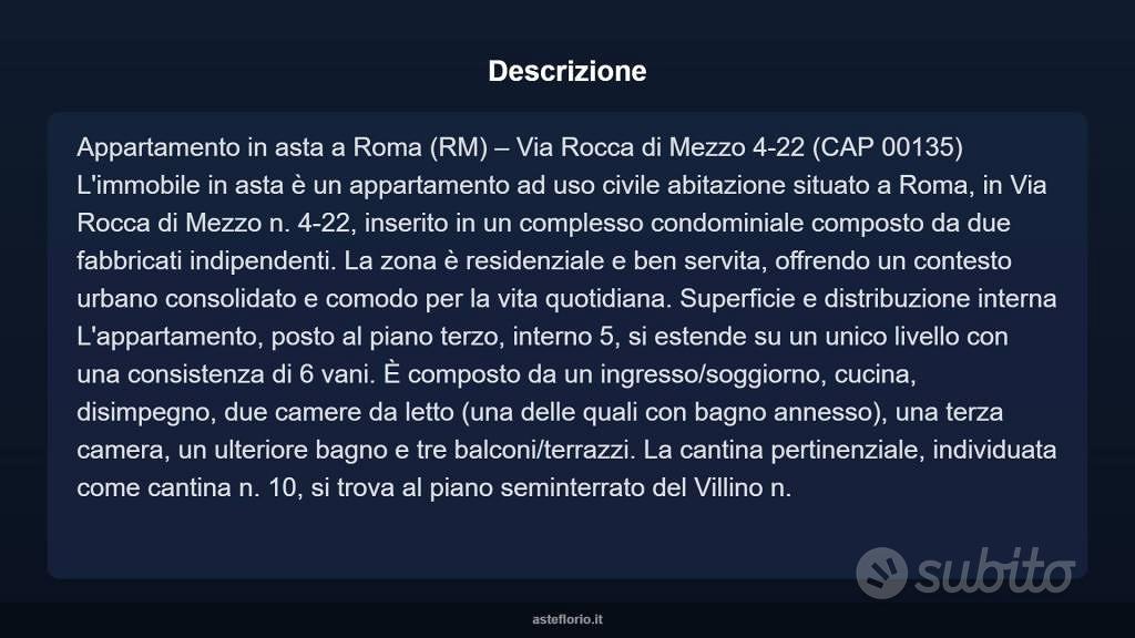 Appartamento – Roma, Della Vittoria - Vista 3