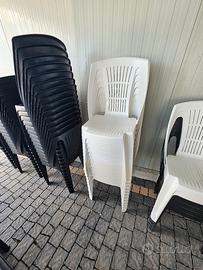  Sedie e tavolini in plastica per Feste 