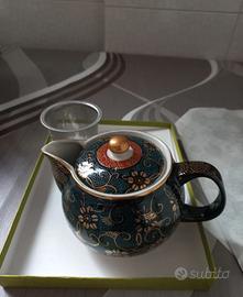 Teiera e bicchiere giapponesi KUTANI