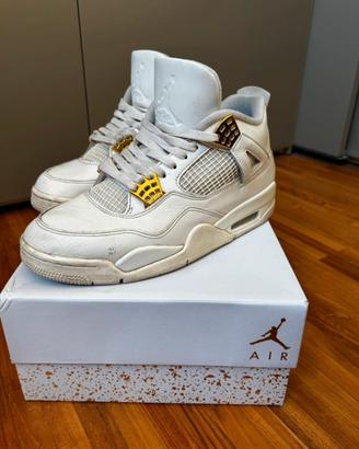 Jordan 4 metallic gold
