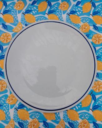 TOGNANA 13 PZ PIATTO PIANO DM.26 FILO BLU LINEA AZ