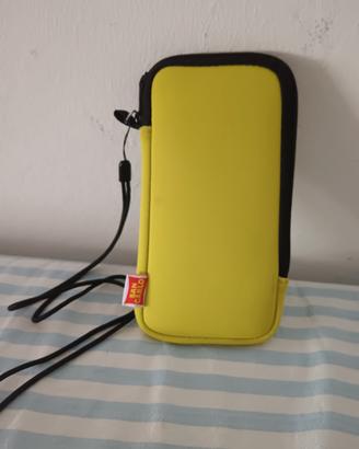 porta cellulare custodia San Carlo Giallo fluo 