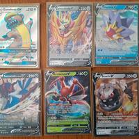 Carte Pokèmon da collezione con bustina protezione