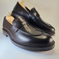 Mocassini Pollini uomo pelle testa di moro nuovi c