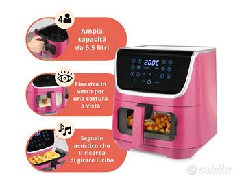 friggitrice ad aria fucsia 