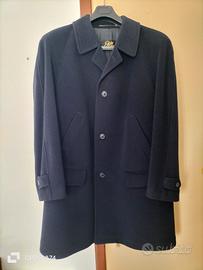 Cappotto blu scuro da uomo