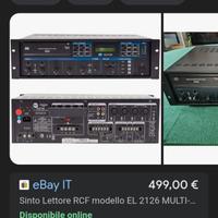 amplificatore multi uso RCF 