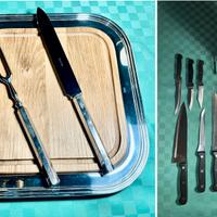 set tagliere e coltelli