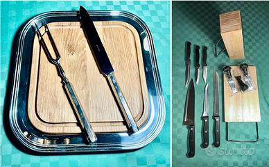 set tagliere e coltelli