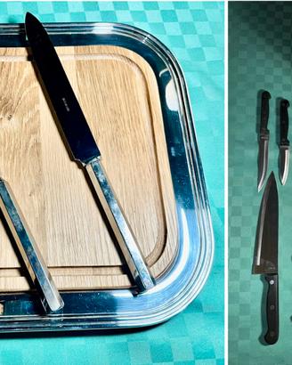 set tagliere e coltelli