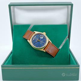 ROLEX DAYDATE 18038 RARO DIAL BLU SOLEIL 1977 