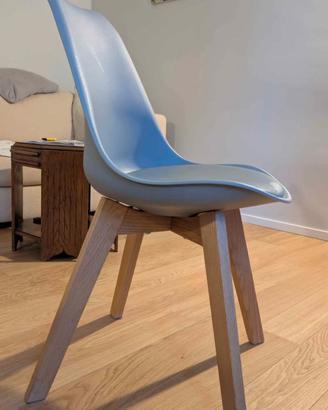 2 sedie design imbottite