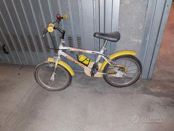 bici bimbo 14 pollici con borraccia