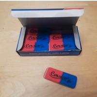 12 GOMME PER CANCELLARE IN CAUCCIU' BICOLORE ROSSO