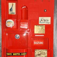 mobile modernariato da parete anni 70 -rosso