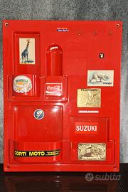mobile modernariato da parete anni 70 -rosso