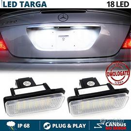 Placche Luci Targa LED per Mercedes E C CLS SLK