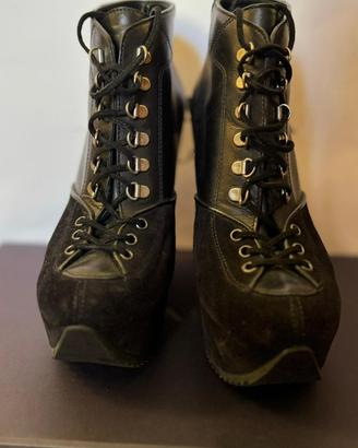 Stivaletto con zeppa YSL tg 36,5