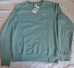 Felpa Nike Unisex tg. M verde acqua Abbigliamento e Accessori In vendita a Rovigo