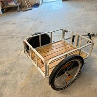 Carrello /portaoggetti /trasportino per bicicletta
